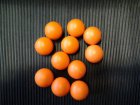 Balle Jupiter orange, 11 pièces