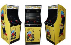 ARCADE 60 GAMES PAC MAN LAYOUT Arcade Pac-Man avec 60 jeux + écran LCD 19"